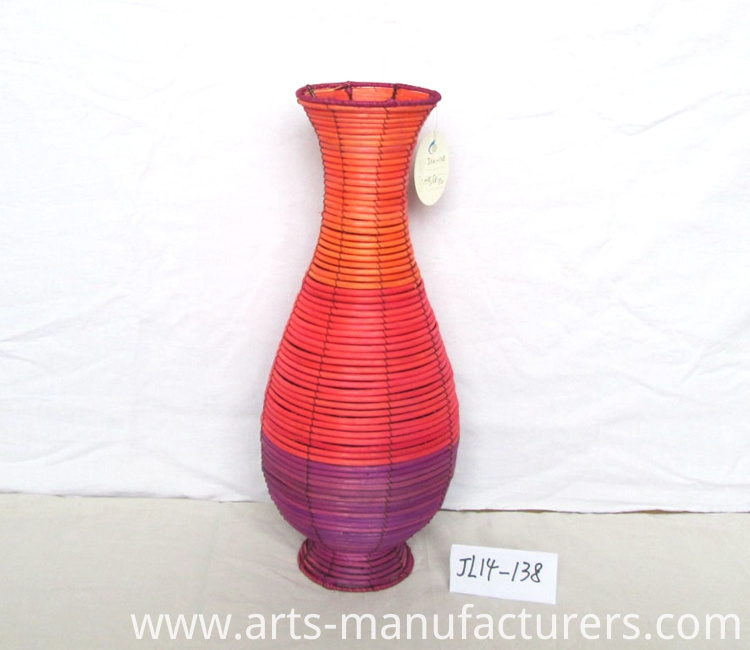 weaving flower pot weaving flower pot